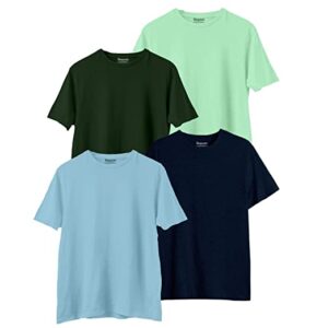 Sleepynuts Round Neck Plain Cotton T-Shirt for Men